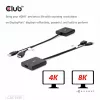 CLUB3D HDMI + Micro USB to DisplayPort™ 4K120Hz arba 8K30Hz M/F aktyvus adapteris