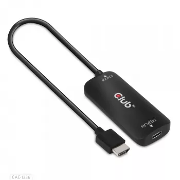 CLUB3D HDMI + Micro USB į USB Type-C 4K120Hz arba 8K30Hz M/F aktyvus adapteris