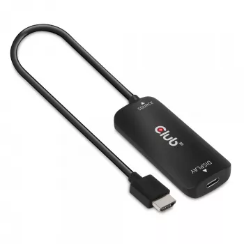 CLUB3D HDMI + Micro USB į USB Type-C 4K120Hz arba 8K30Hz M/F aktyvus adapteris