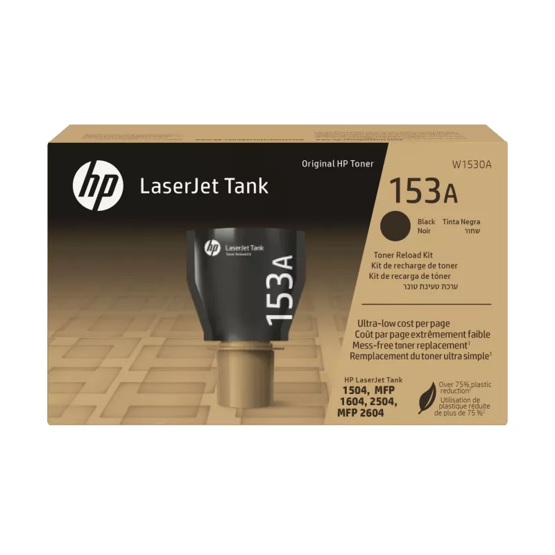 Toner HP 153A Black Original LaserJet Tank Toner Reload Kit 5000 puslapių Juoda