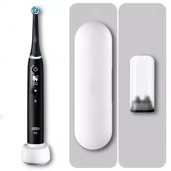 Oral-B iO Series 6 suaugusiųjų sukamasis dantų šepetėlis juodas
