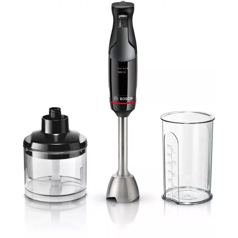 Bosch Serie 4 MSM4B620 blenderis 0.6 L panardinamasis blenderis 1000 W Juodas