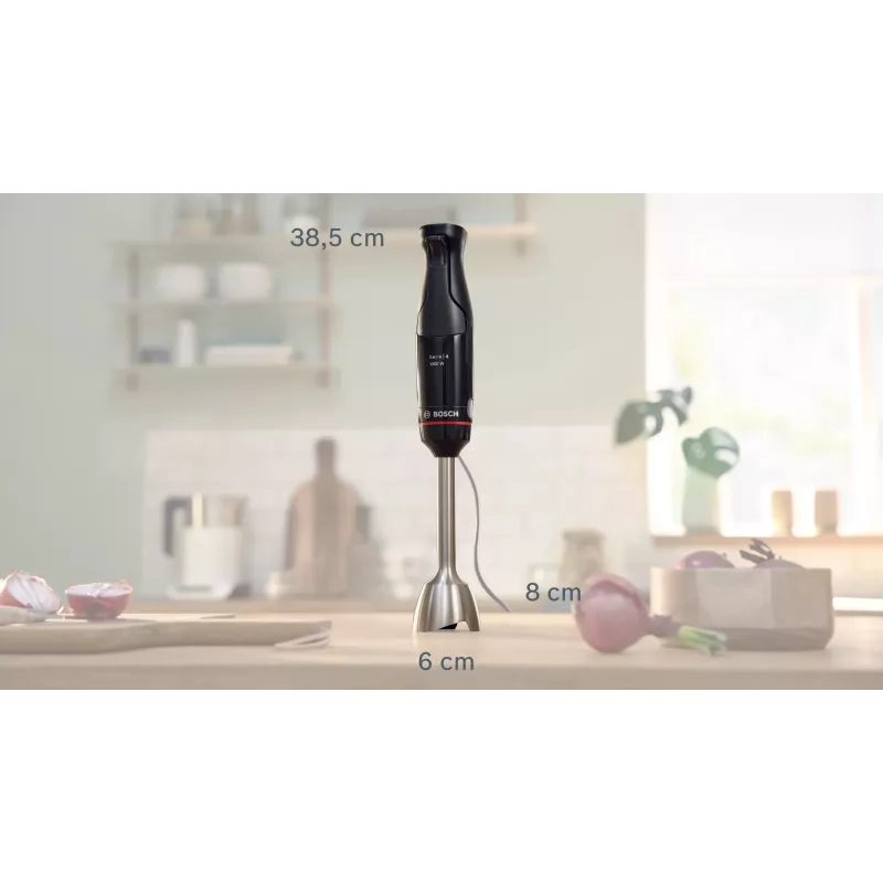 Bosch Serie 4 MSM4B620 blenderis 0.6 L panardinamasis blenderis 1000 W Juodas