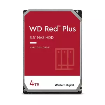 WESTERN DIGITAL kietasis diskas - WD Red Plus WD40EFPX - 4TB - SATA 6Gb/s - 3,5 colio - 5400 aps./min. - 256 MB talpykla