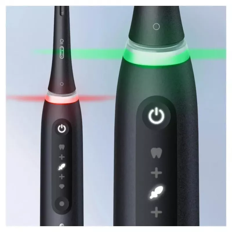 Oral-B iO Series 5 suaugusiųjų vibruojantis dantų šepetėlis Juodas