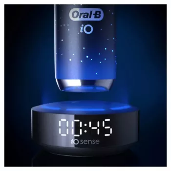 Oral-B iO Series 10 suaugusiųjų besisukantis-osciliuojantis dantų šepetėlis Juoda
