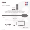 CLUB3D MiniDisplayPort 1.4 į HDMI 4K120Hz arba 8K60Hz HDR10+ kabelis M/M 1,8 m / 6 pėdos