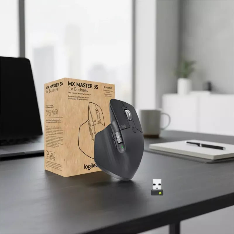 LOGITECH Mx Master 3s For Business - belaidė Bluetooth pelė - Graphite