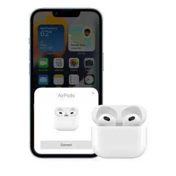 Ausinės „Apple AirPods“ 3 kartos su „Lightning“ įkrovimo dėklu