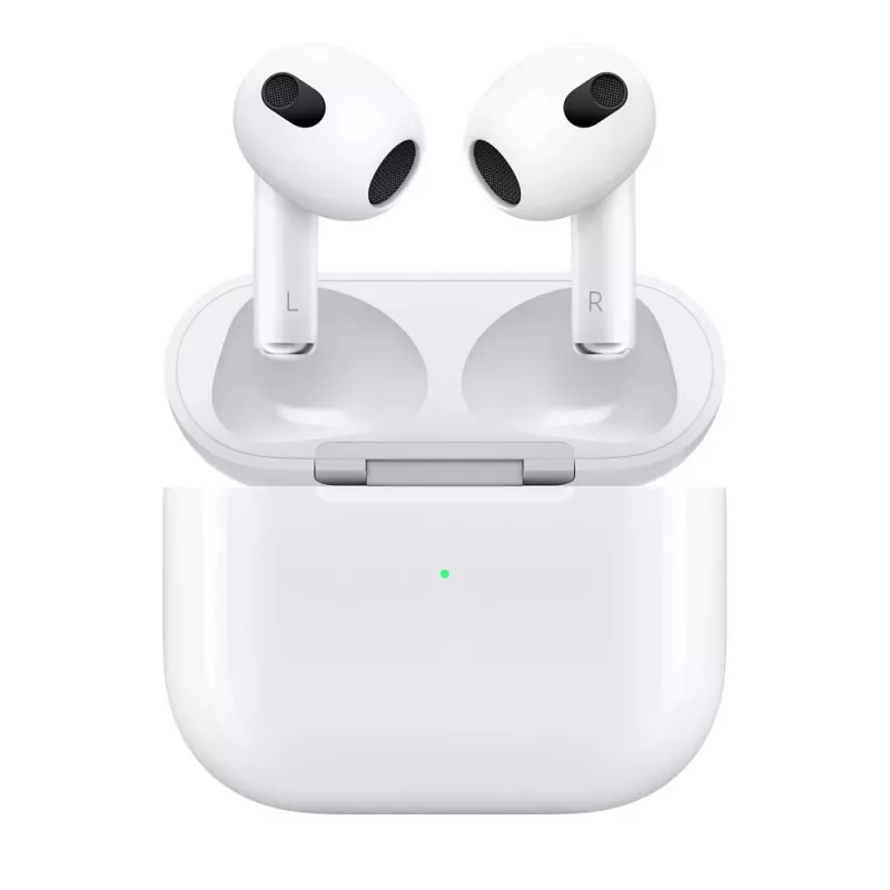 Ausinės „Apple AirPods“ 3 kartos su „Lightning“ įkrovimo dėklu