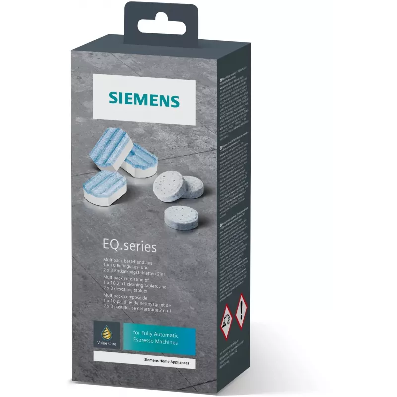 Valymo tabletė Siemens TZ80003A 16 vnt. Įvairiaspalvė