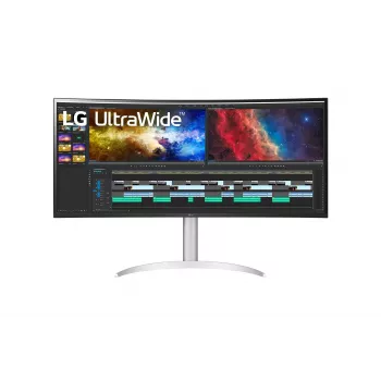 LG 38BQ85C-W kompiuterio monitorius 95,2 cm (37,5 col.) 3840 x 1600 pikselių Quad HD+ balta