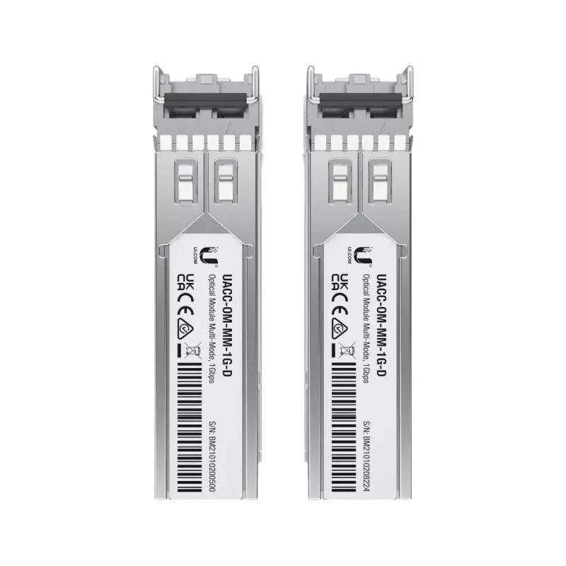 UBIQUITI NETWORKS 1.25gbps Sfp 2xlc Mm 850nm 550m - 2 pakuotė (uf-mm-1g)