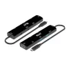 CLUB3D USB4™ Gen3x2 Type-C, 6 viename šakotuvas su HDMI™ 8K60Hz arba 4K120Hz, 2xUSB Typee-A(10G), Ethernet RJ45(2.5G) ir 2xUSB Type-C, 1x Data(10G) ir 1xPD3.0 įkrovimas 100 W