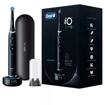 Rotuojantis-svyruojantis dantų šepetėlis Oral-B iO Series 10 Juoda