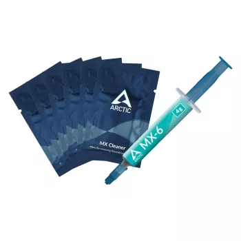 ARCTIC MX-6 ULTIMATE našumo terminė pasta + MX valiklis, terminis tepalas, pilka, 4 g, 1 vnt., 66 mm, 120 mm