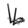 Vidinė WLAN kortelė ASUS PCE-AXE5400 — PCIe, trijų dažnių „Wi‑Fi 6E“ (2,4/5/6 GHz), 2402 Mbps, „Bluetooth 5.2“