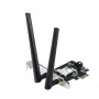Vidinė WLAN kortelė ASUS PCE-AXE5400 — PCIe, trijų dažnių „Wi‑Fi 6E“ (2,4/5/6 GHz), 2402 Mbps, „Bluetooth 5.2“