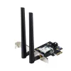 Vidinė WLAN kortelė ASUS PCE-AXE5400 — PCIe, trijų dažnių „Wi‑Fi 6E“ (2,4/5/6 GHz), 2402 Mbps, „Bluetooth 5.2“