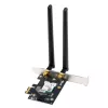 Vidinė WLAN kortelė ASUS PCE-AXE5400 — PCIe, trijų dažnių „Wi‑Fi 6E“ (2,4/5/6 GHz), 2402 Mbps, „Bluetooth 5.2“