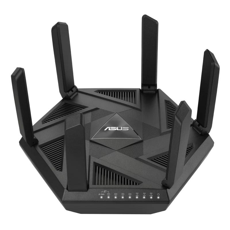 ASUS RT-AXE7800 belaidis maršrutizatorius Trijų juostų (2,4 GHz / 5 GHz / 6 GHz) Juoda