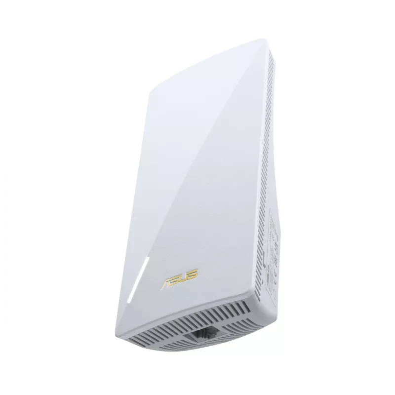 Tinklo siųstuvas ASUS RP-AX58 — dviejų juostų Wi‑Fi 6 (802.11ax), 2400 Mbps, 1× Gigabit LAN, 2 vidinės antenos, balta