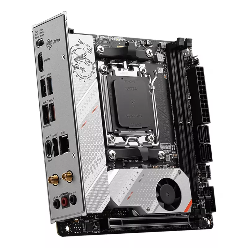 MSI MPG B650I EDGE WIFI pagrindinė plokštė AMD B650 Socket AM5 mini ATX