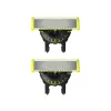 Skutimosi galvutė Philips Norelco OneBlade QP420/50, sidabrinė, 2 atsarginės galvutės, suderinama su Philips OneBlade
