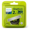 Skutimosi galvutė Philips Norelco OneBlade QP420/50, sidabrinė, 2 atsarginės galvutės, suderinama su Philips OneBlade