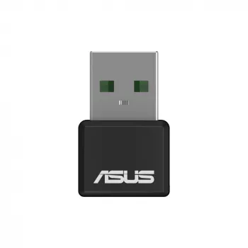 Tinklo adapteris ASUS USB-AX55 Nano AX1800 Wi‑Fi 6 dviejų dažnių USB belaidis adapteris, 1800 Mbps, juodas