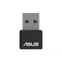 Tinklo adapteris ASUS USB-AX55 Nano AX1800 Wi‑Fi 6 dviejų dažnių USB belaidis adapteris, 1800 Mbps, juodas