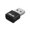 Tinklo adapteris ASUS USB-AX55 Nano AX1800 Wi‑Fi 6 dviejų dažnių USB belaidis adapteris, 1800 Mbps, juodas