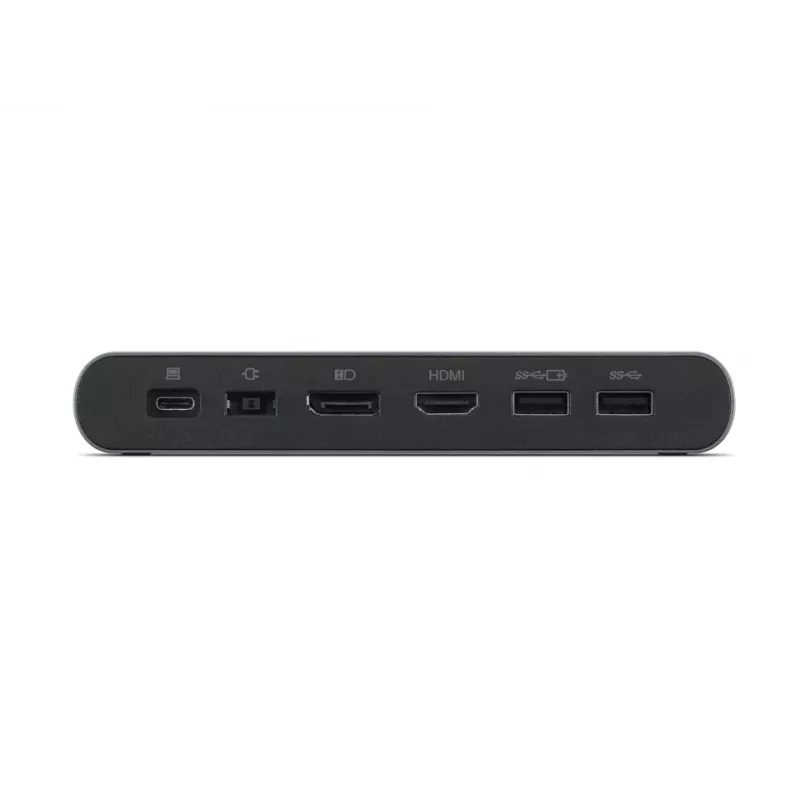 Lenovo 40B30090EU nešiojamojo kompiuterio dokas / prievadų daugiklis 2 x USB 3.2 Gen 2 (3.1 Gen 2) Type-C pilka