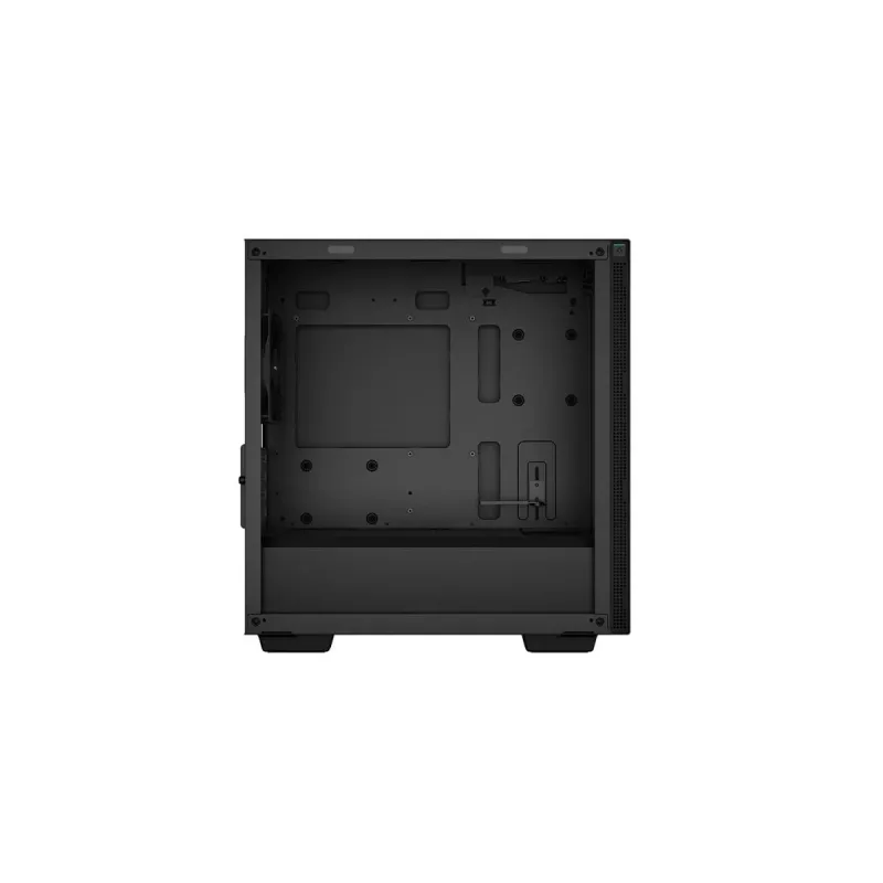 PC korpusas DeepCool CH370 Mini Tower — microATX/Mini‑ITX, grūdintas stiklas, palaiko iki 32 cm GPU