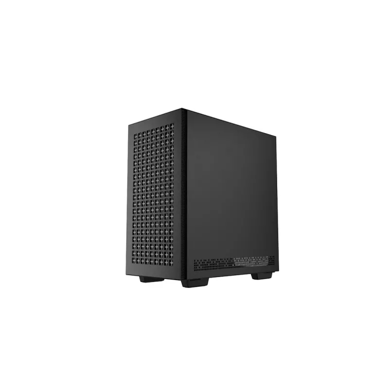 PC korpusas DeepCool CH370 Mini Tower — microATX/Mini‑ITX, grūdintas stiklas, palaiko iki 32 cm GPU