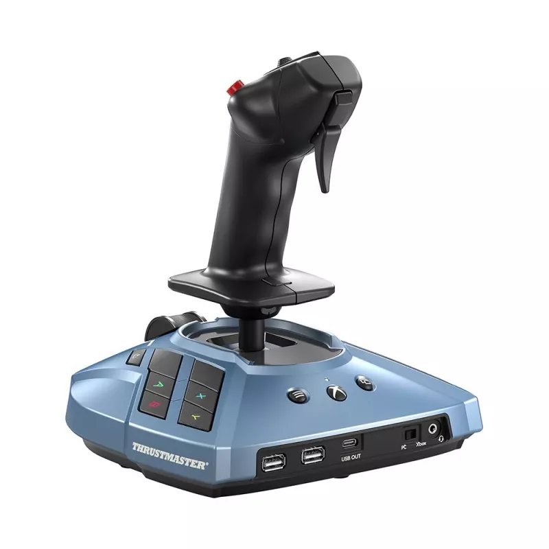 Thrustmaster TCA Captain Pack X Airbus Edition juoda, pilka USB vairalazdė + variklio valdymo svirtis Analoginė PC, Xbox