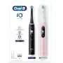 Oral-B iO 6 suaugusiems rotacinis dantų šepetėlis juodos, rožinės spalvos