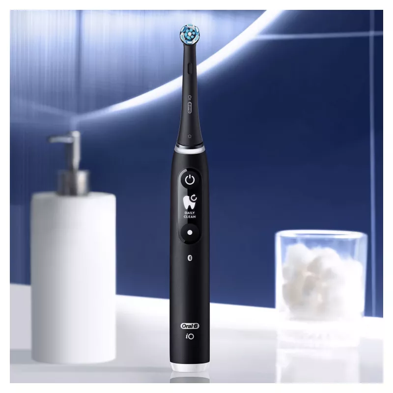 Oral-B iO 6 Suaugusiesiems vibruojantis dantų šepetėlis Juodas