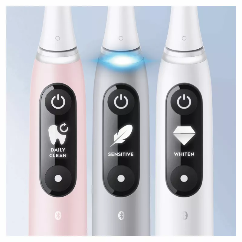 Oral-B iO 6S suaugusiųjų vibracinis dantų šepetėlis Pilkas, Baltas