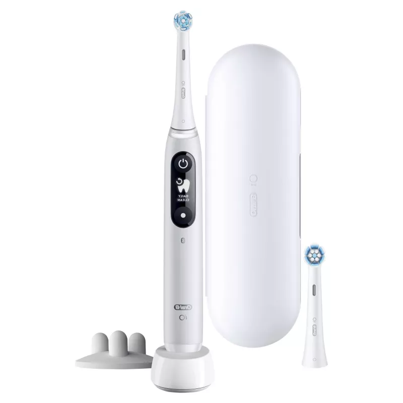 Oral-B iO 6 suaugusiems vibracinis dantų šepetėlis baltas
