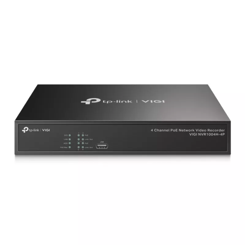 TP-Link VIGI 4 kanalų PoE+ tinklo vaizdo registratorius