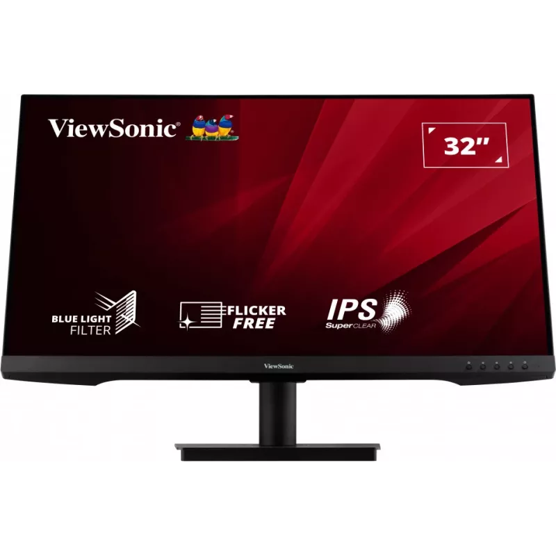 Viewsonic VA VA3209-MH kompiuterio monitorius 81,3 cm (32 col.) 1920 x 1080 pikselių Full HD juodas