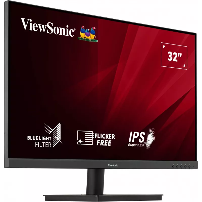 Viewsonic VA VA3209-MH kompiuterio monitorius 81,3 cm (32 col.) 1920 x 1080 pikselių Full HD juodas