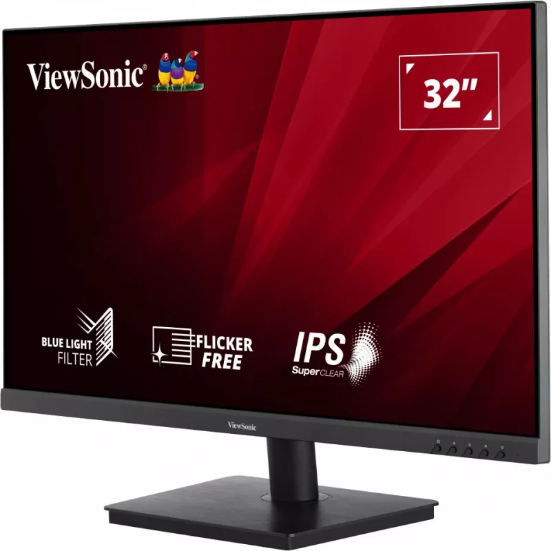 Viewsonic VA VA3209-MH kompiuterio monitorius 81,3 cm (32 col.) 1920 x 1080 pikselių Full HD juodas