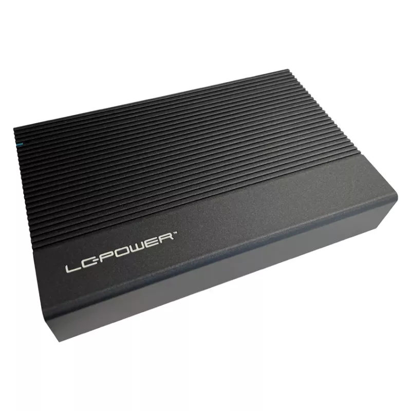 HDD/SSD korpusas LC-Power LC-35U3-C 3,5 colio juodas USB Type-C 6 Gbit/s