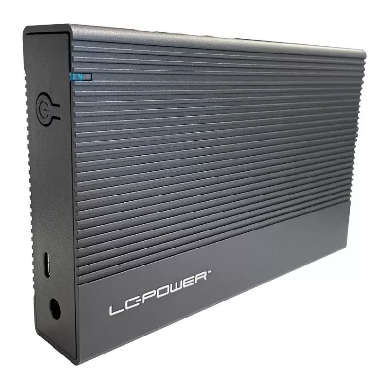 HDD/SSD korpusas LC-Power LC-35U3-C 3,5 colio juodas USB Type-C 6 Gbit/s