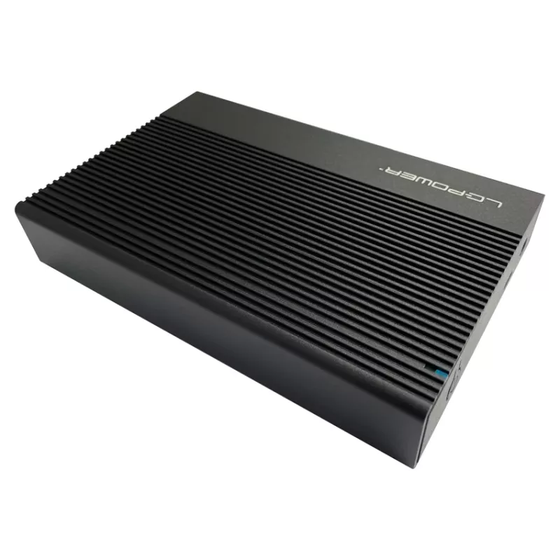 HDD/SSD korpusas LC-Power LC-35U3-C 3,5 colio juodas USB Type-C 6 Gbit/s