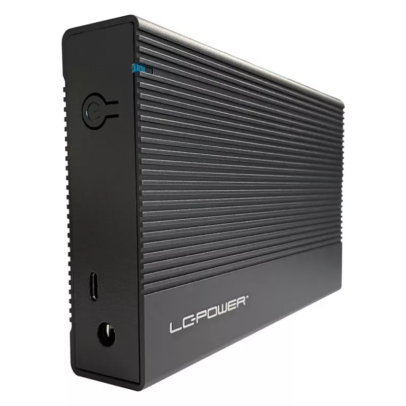 HDD/SSD korpusas LC-Power LC-35U3-C 3,5 colio juodas USB Type-C 6 Gbit/s