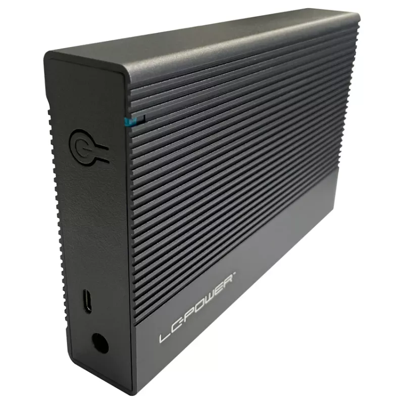HDD/SSD korpusas LC-Power LC-35U3-C 3,5 colio juodas USB Type-C 6 Gbit/s