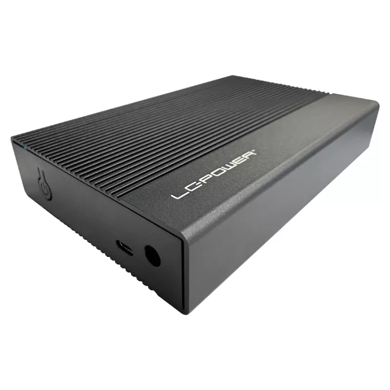 HDD/SSD korpusas LC-Power LC-35U3-C 3,5 colio juodas USB Type-C 6 Gbit/s